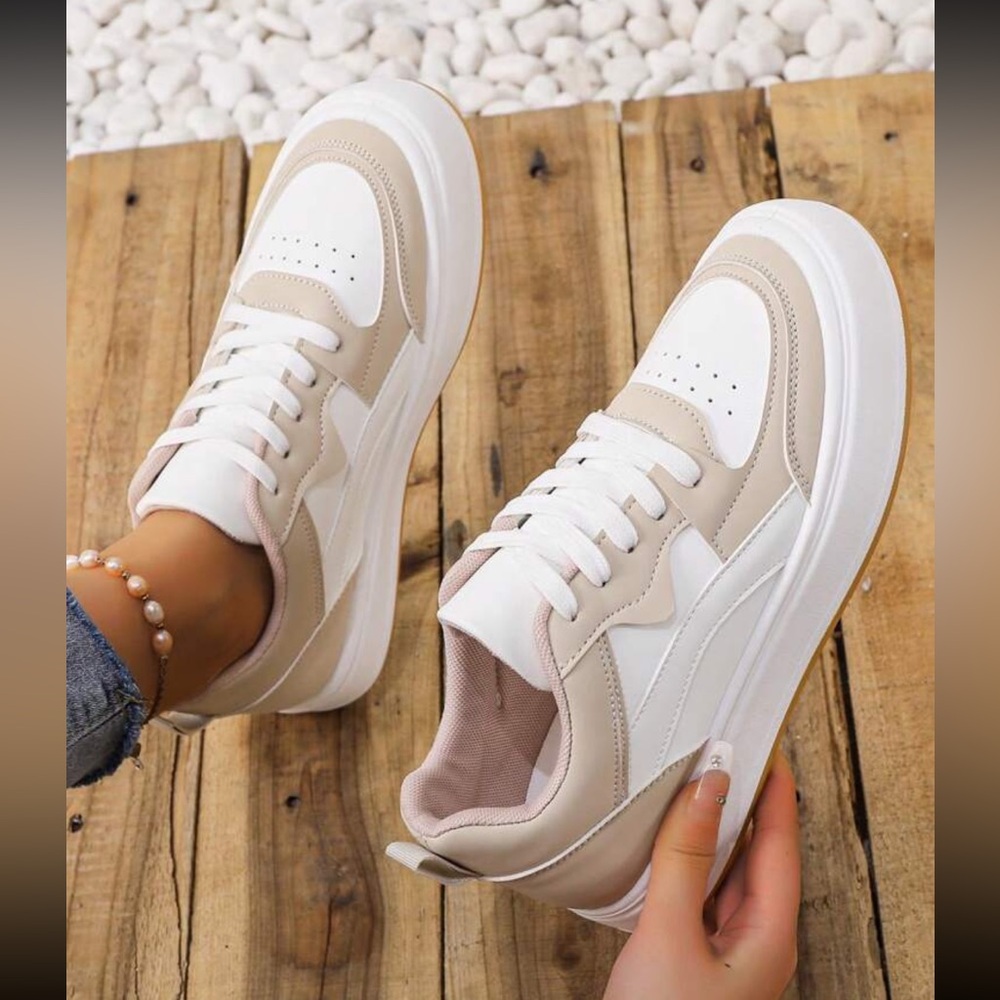 Color block sneakers